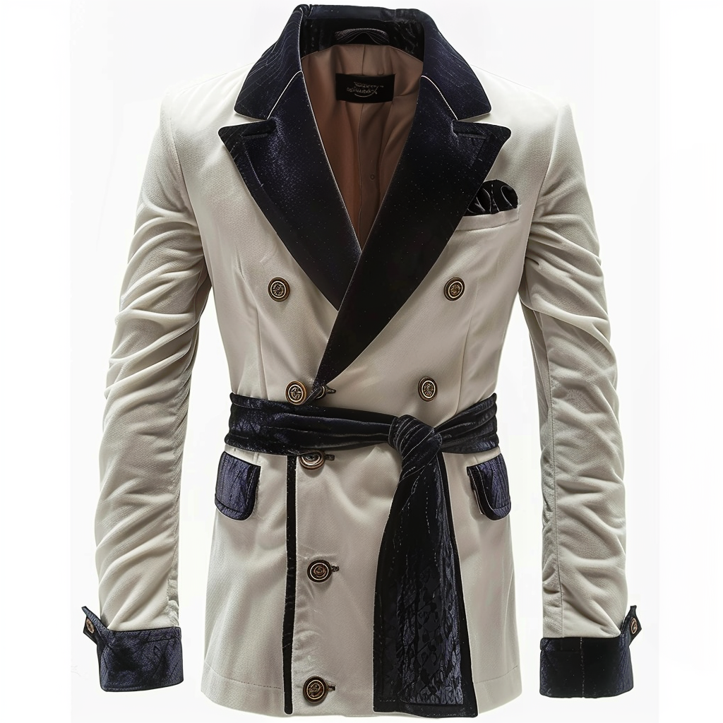 smoking jacket white