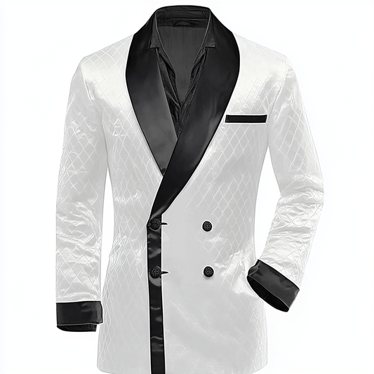 smoking jacket white