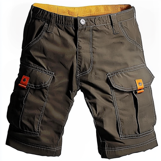 Summer Waterproof Quick Dry Multi-pocket Shorts Men Cargo Shorts Tactical Short Pants Men's Outdoor Clothes Hunting Fishing