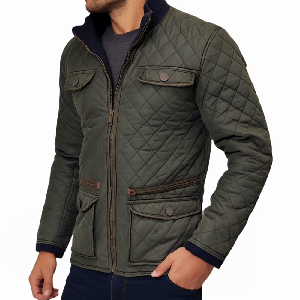 Men's Vintage Quilted Jackets for Men