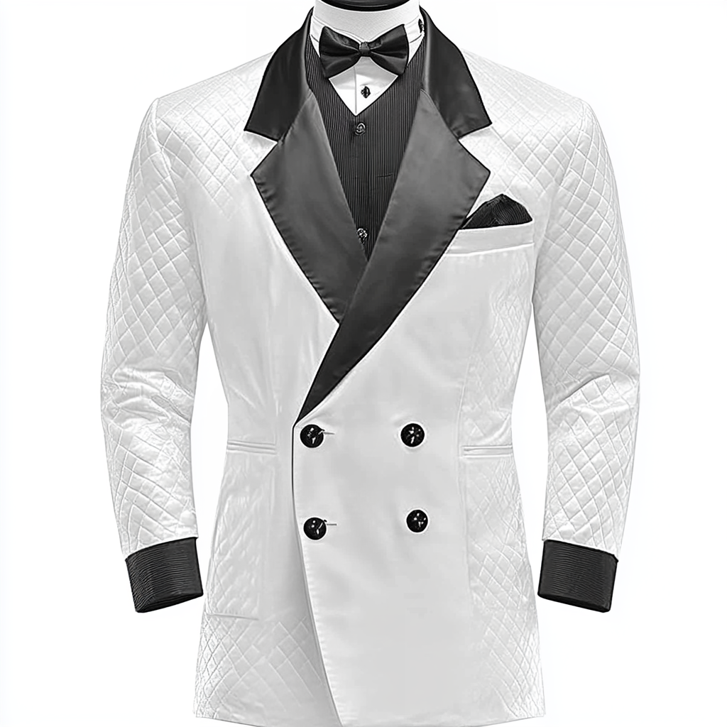 Smoking Jacket White