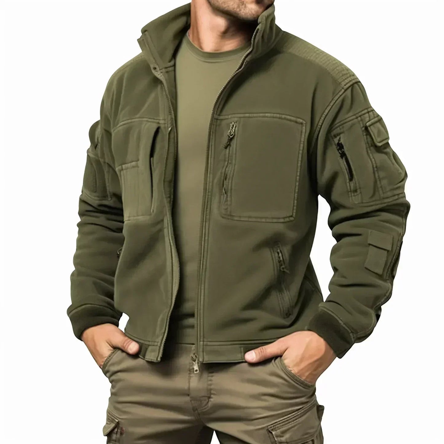 Military Green Tactical Jacket