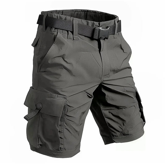 Summer Waterproof Quick Dry Multi-pocket Shorts Men Cargo Shorts Tactical Short Pants Men's Outdoor Clothes Hunting Fishing