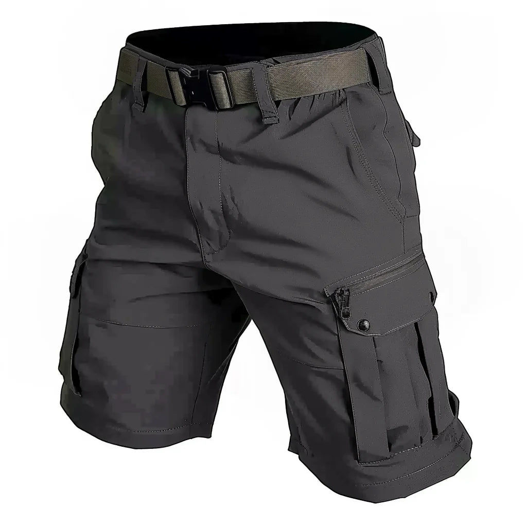 Summer Waterproof Quick Dry Multi-pocket Shorts Men Cargo Shorts Tactical Short Pants Men's Outdoor Clothes Hunting Fishing