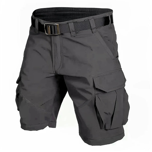 Summer Waterproof Quick Dry Multi-pocket Shorts Men Cargo Shorts Tactical Short Pants Men's Outdoor Clothes Hunting Fishing