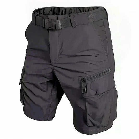 Summer Waterproof Quick Dry Multi-pocket Shorts Men Cargo Shorts Tactical Short Pants Men's Outdoor Clothes Hunting Fishing