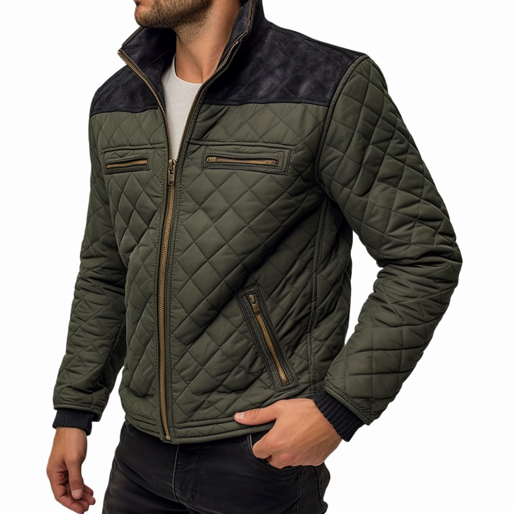 Men's Vintage Quilted Jackets for Men