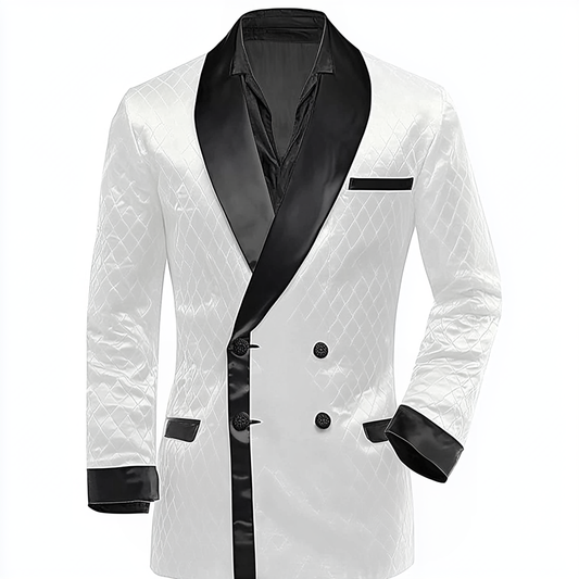 Smoking Jacket White